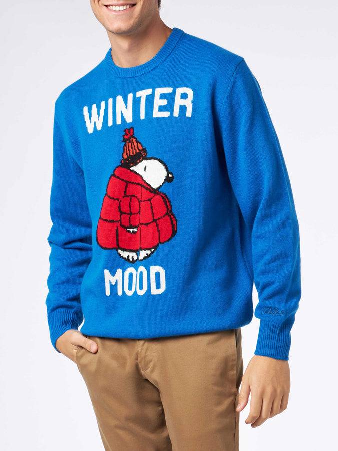 Mc2 Saint Barth Maglia da uomo Snoopy Winter Mood | Edizione speciale Peanuts™
