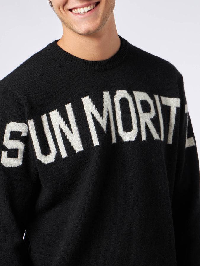 Mc2 Saint Barth Maglia Da Uomo Sun Moritz In Misto Cashmere