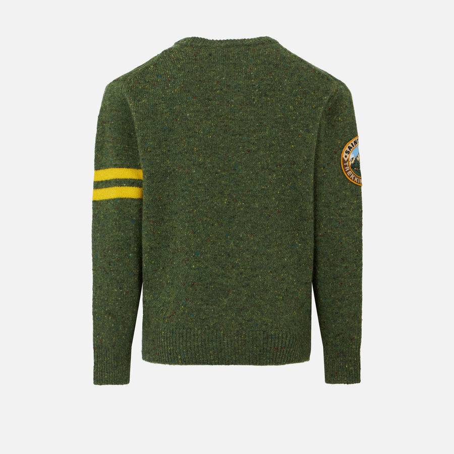 Mc2 Saint Barth Maglia Donegal Girocollo Da Bambino Con Stampa Jacquard Snoopy | SNOOPY - EDIZIONE SPECIALE PEANUTS™