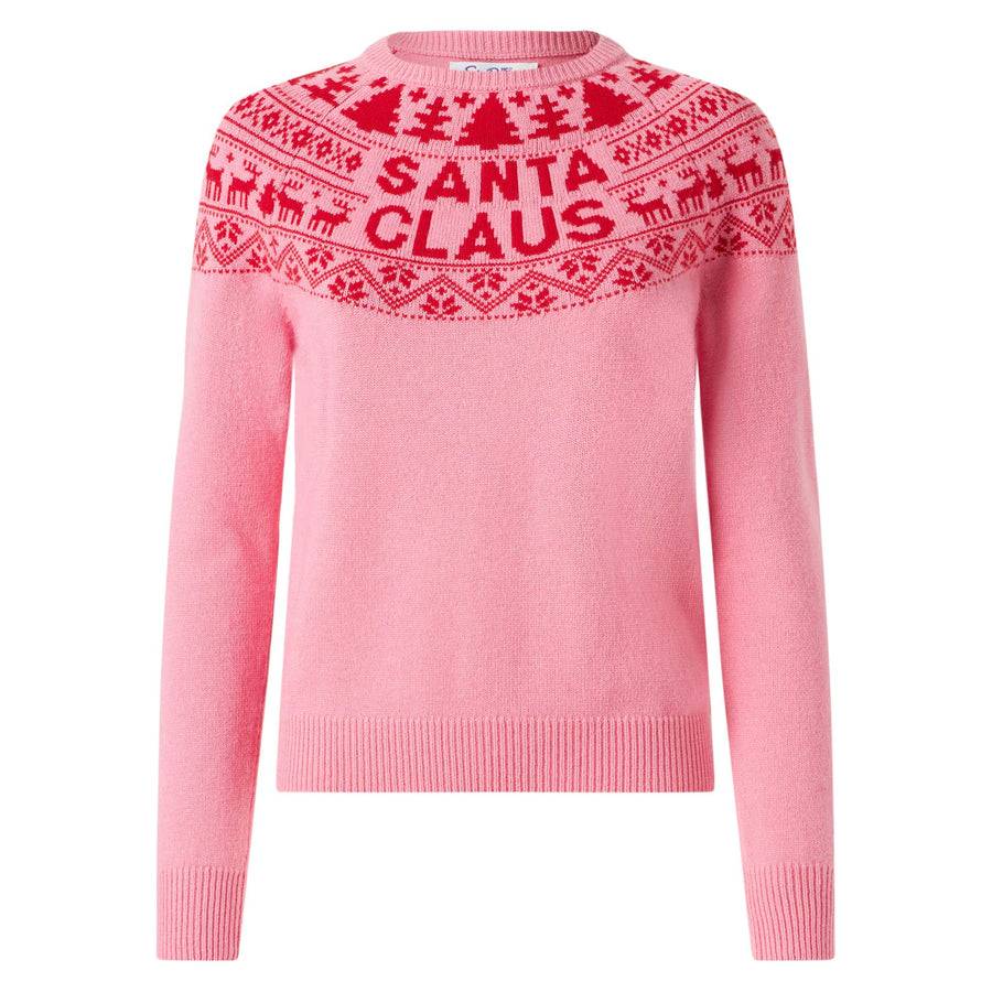 Mc2 Saint Barth Maglia Donna Con Ricamo Santa Claus