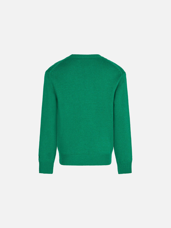 Mc2 Saint Barth Maglia Garzata Da Bambina Con Stampa Margherite