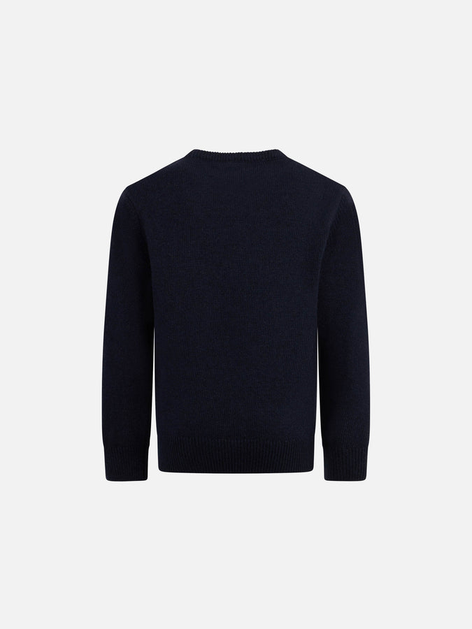 Mc2 Saint Barth Maglia Girocollo Da Bambino Con Stampa Bello E Monello