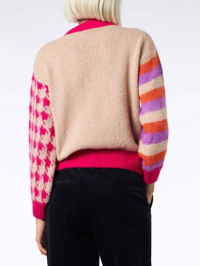 Mc2 Saint Barth Maglia Morbida Da Donna Dalla Forma Squadrata Con Ricamo Ci Penso