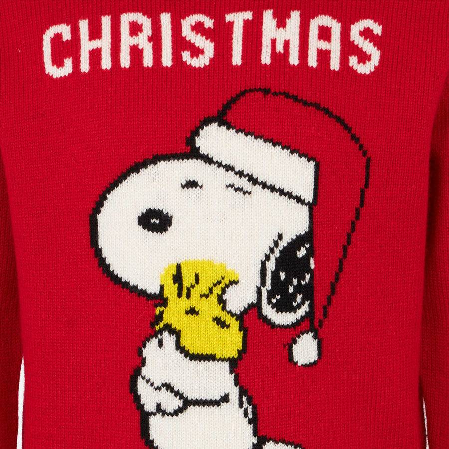 Mc2 Saint Barth Maglia Per Bambina Rossa Natale Snoopy | EDIZIONE SPECIALE PEANUTS™