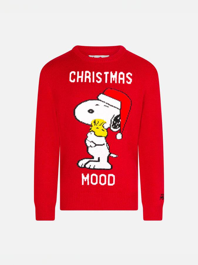 Mc2 Saint Barth Maglia per bambina rossa Natale Snoopy | EDIZIONE SPECIALE PEANUTS™