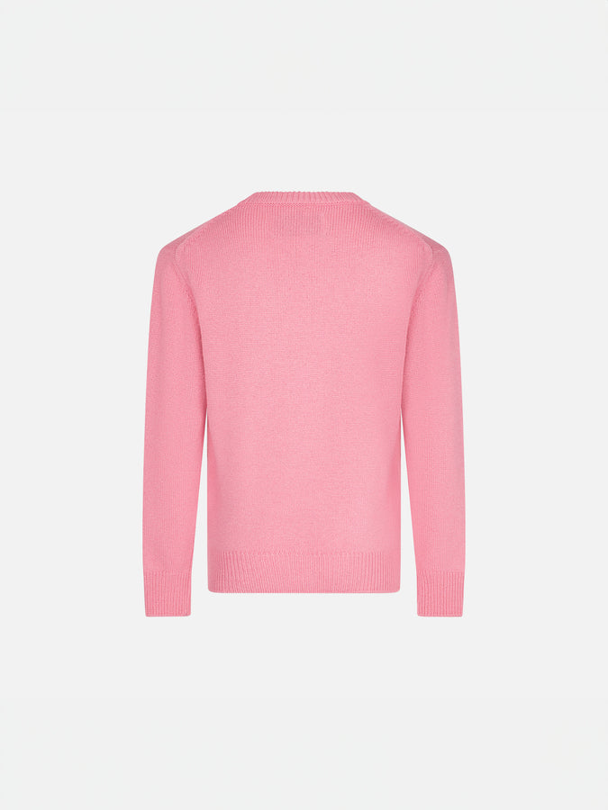 Mc2 Saint Barth Maglia Rosa Da Bambina Con Stampa Viziata