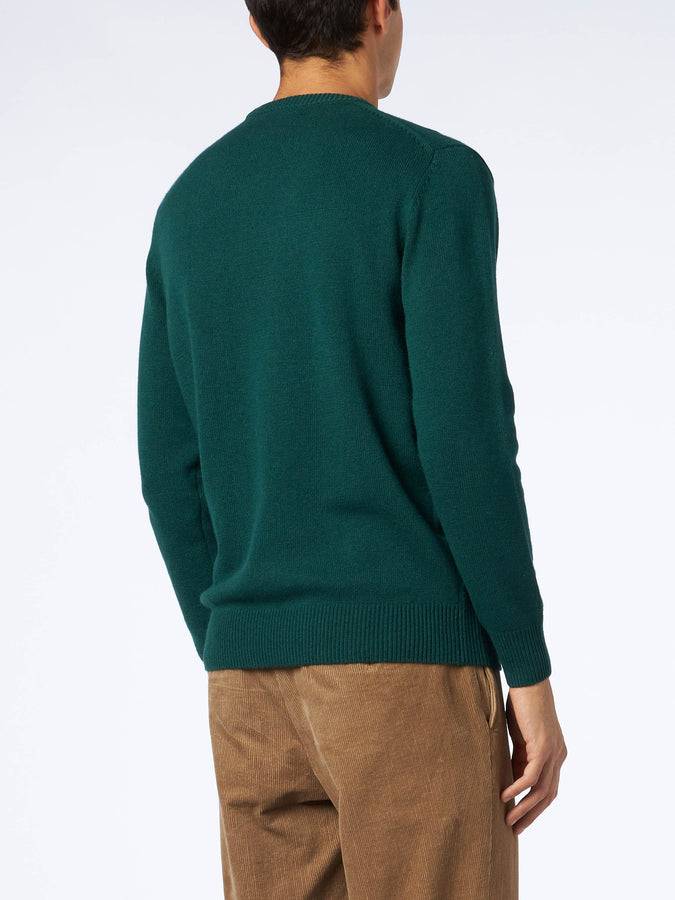 Mc2 Saint Barth Maglia Uomo Girocollo Con Ricamo Sex Machine