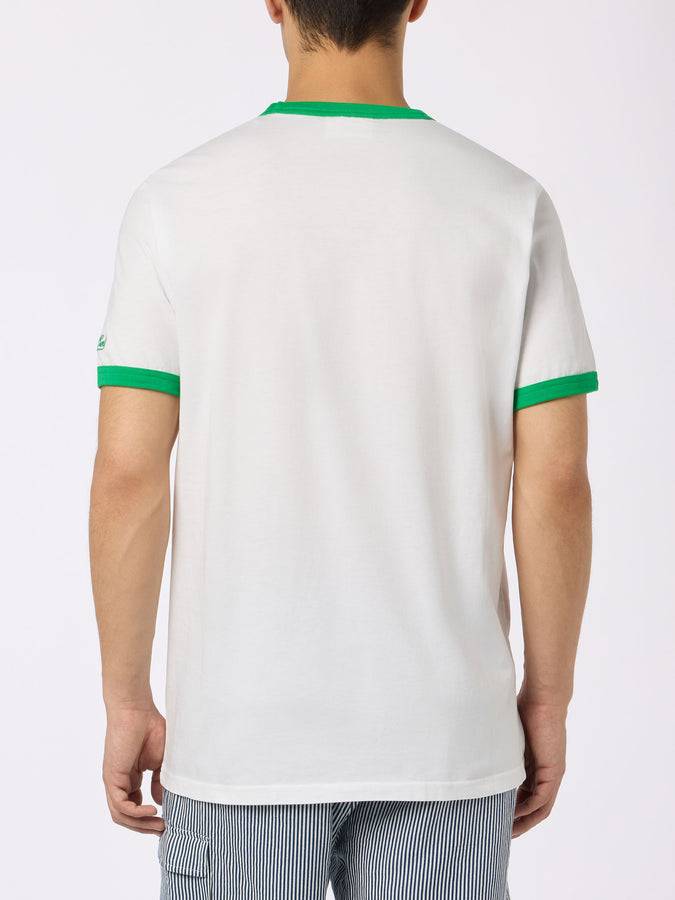 Mc2 Saint Barth Man Cotton T-shirt With Hulk Print | MARVEL SPECIAL EDITION