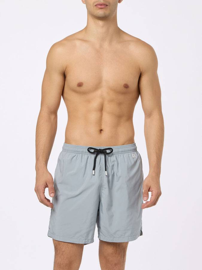 Mc2 Saint Barth Man Lightweight Fabric Grey Swim-shorts Lighting Pantone | PANTONE SPECIAL EDITION
