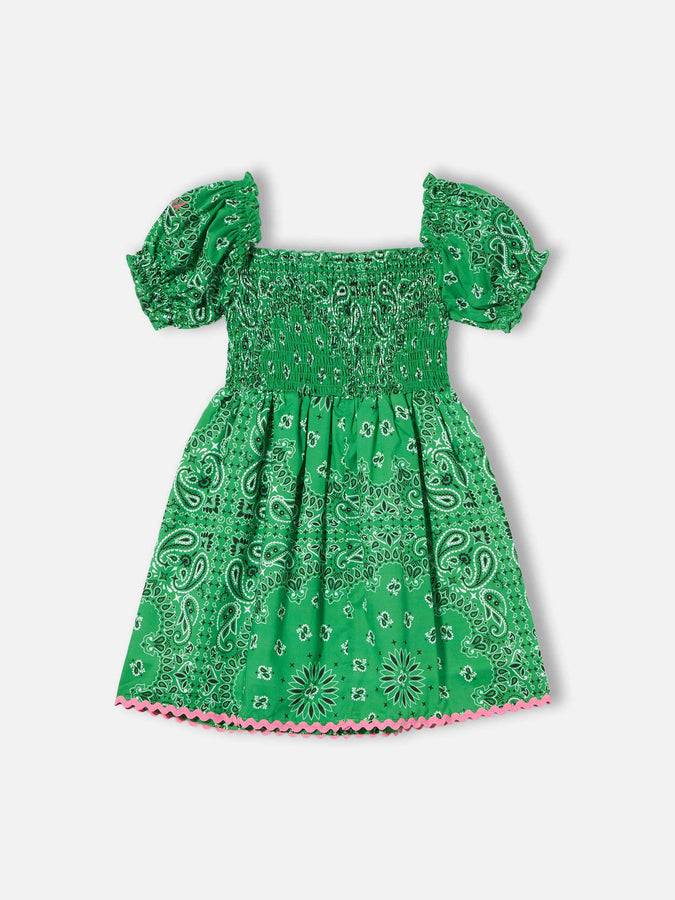 Mc2 Saint Barth Abito Da Bambina Stampa Bandana