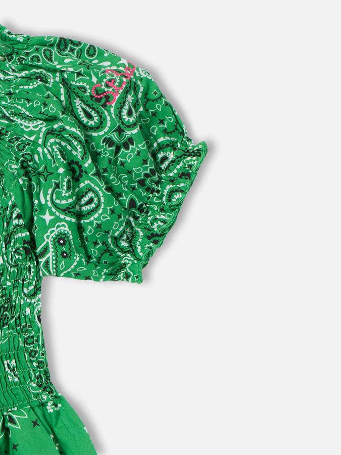 Mc2 Saint Barth Abito Da Bambina Stampa Bandana