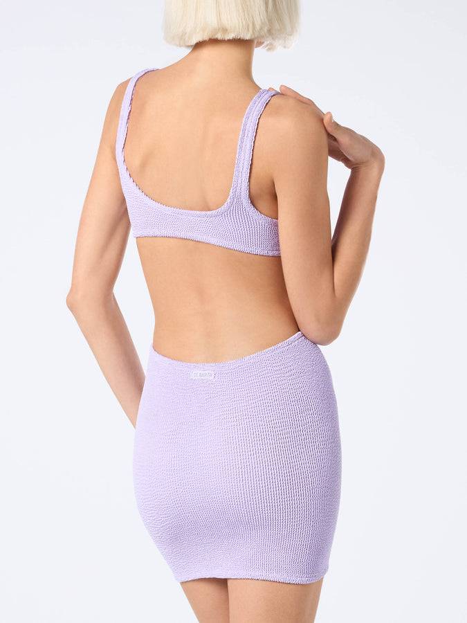 Mc2 Saint Barth Abito Kim Da Donna Cut Out Crinkle