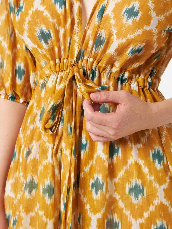 Mc2 Saint Barth Abito Lungo In Cotone E Seta