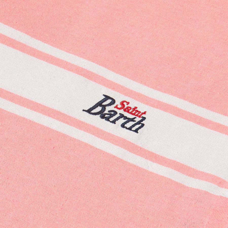 Mc2 Saint Barth Asciugamano In Cotone Rosa Fluo