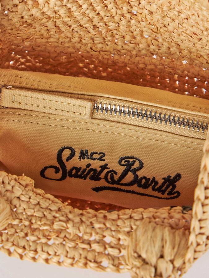 Mc2 Saint Barth Beige Raffia Beach Mini Bag