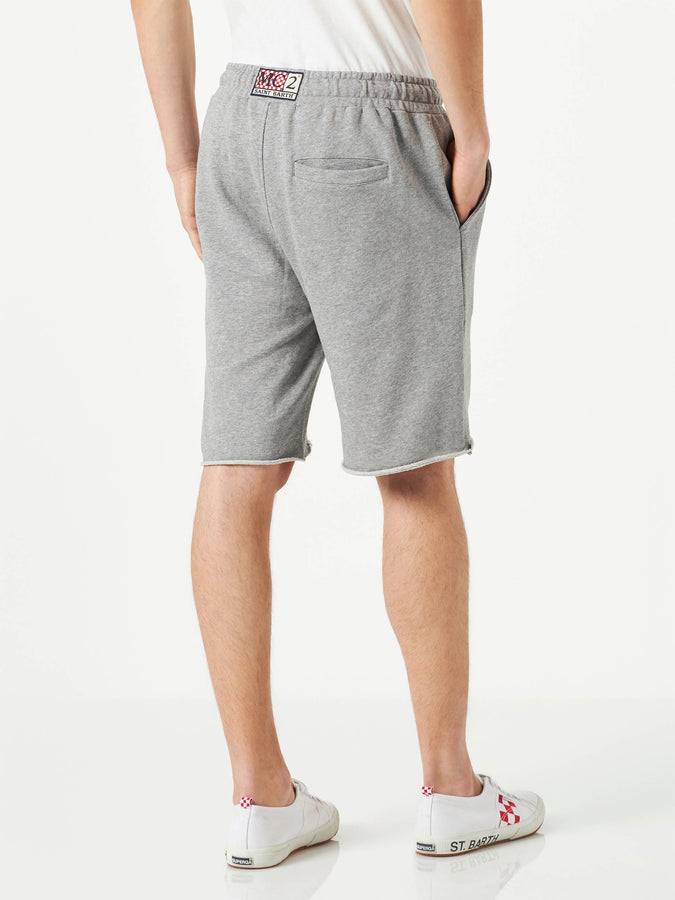 Mc2 Saint Barth Bermuda Da Uomo In Cotone Grigio