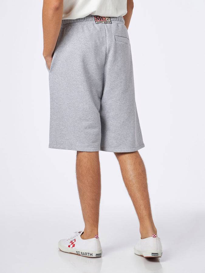 Mc2 Saint Barth Bermuda Da Uomo In Cotone Grigio