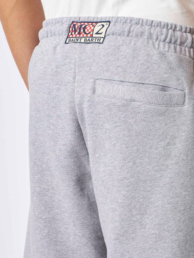Mc2 Saint Barth Bermuda Da Uomo In Cotone Grigio