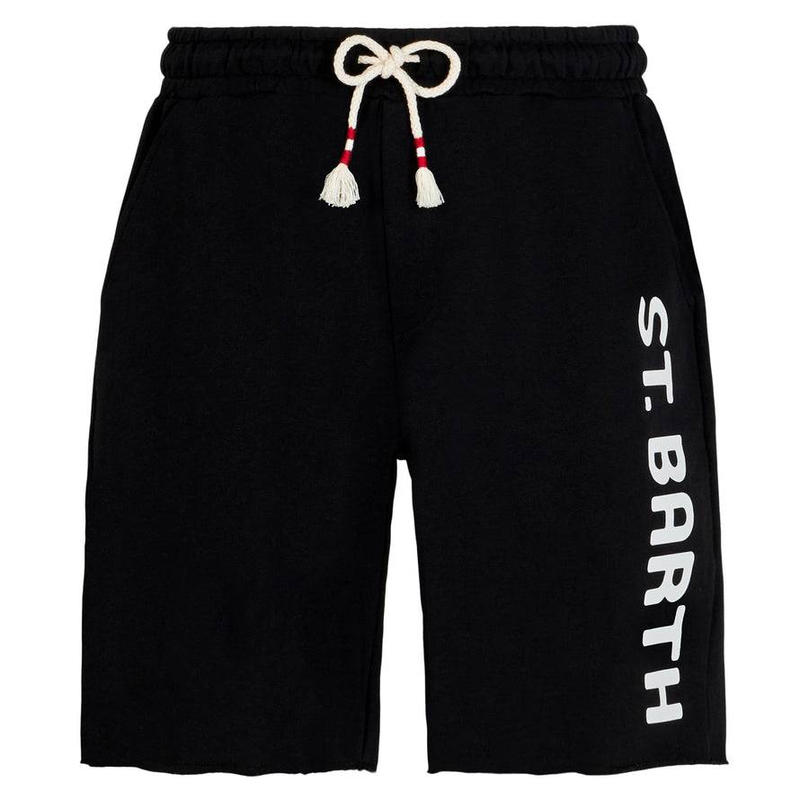 Mc2 Saint Barth Bermuda Da Uomo In Cotone Nero