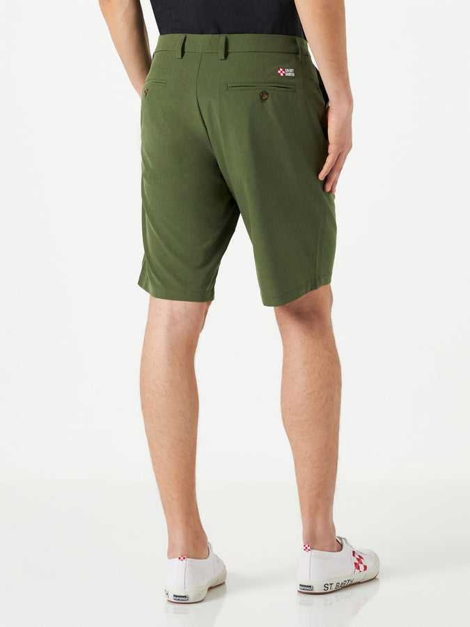 Mc2 Saint Barth Bermuda Da Uomo Verde Militare