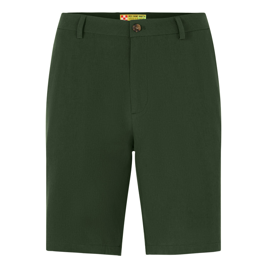 Mc2 Saint Barth Bermuda Da Uomo Verde Militare