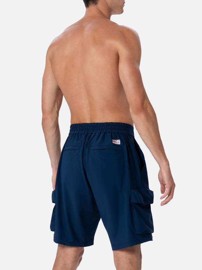 Mc2 Saint Barth Bermuda Uomo Blu Navy Deck