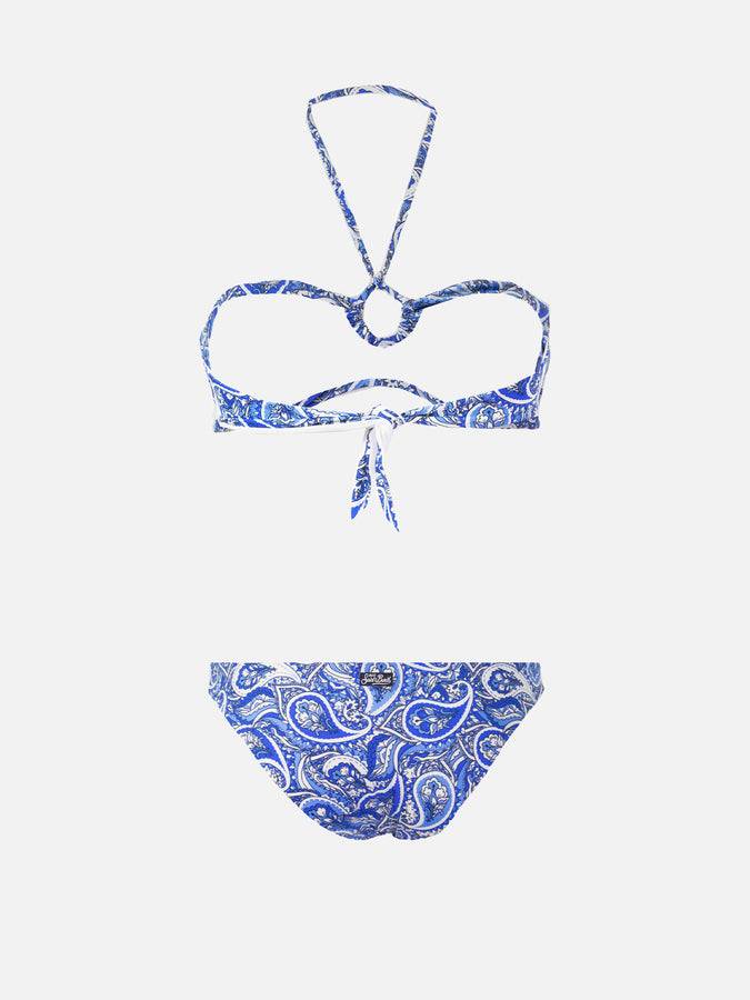 Mc2 Saint Barth Bikini A Fascia Stampa Bandana