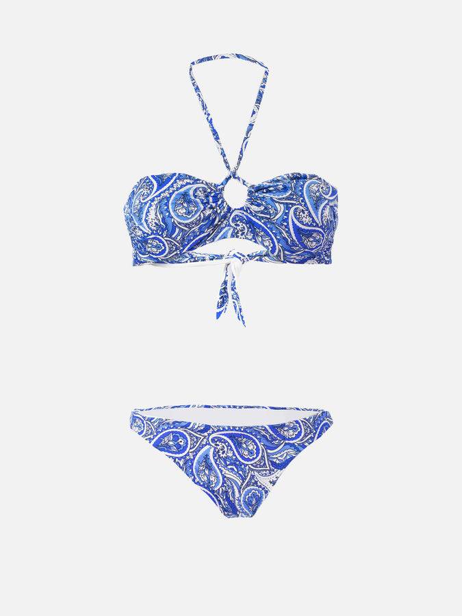 Mc2 Saint Barth Bikini a fascia stampa bandana