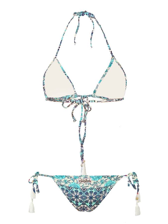Mc2 Saint Barth Bikini A Triangolo Stampa Gipsy