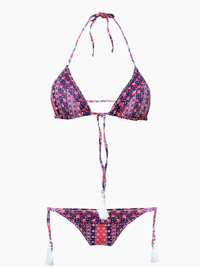 Mc2 Saint Barth Bikini a triangolo stampa Gipsy