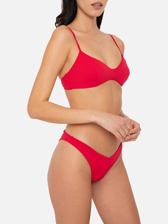 Mc2 Saint Barth Bikini Bralette Rosso Per Donna