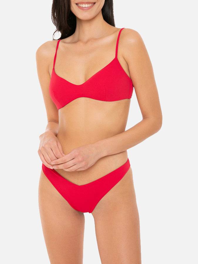 Mc2 Saint Barth Bikini bralette rosso per donna