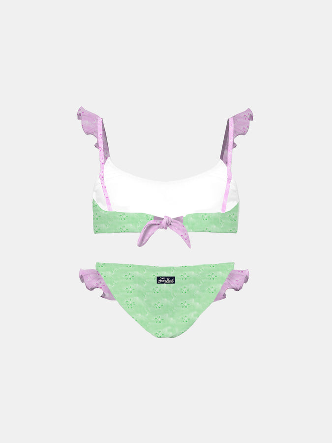 Mc2 Saint Barth Bikini Da Bambina Con Volant