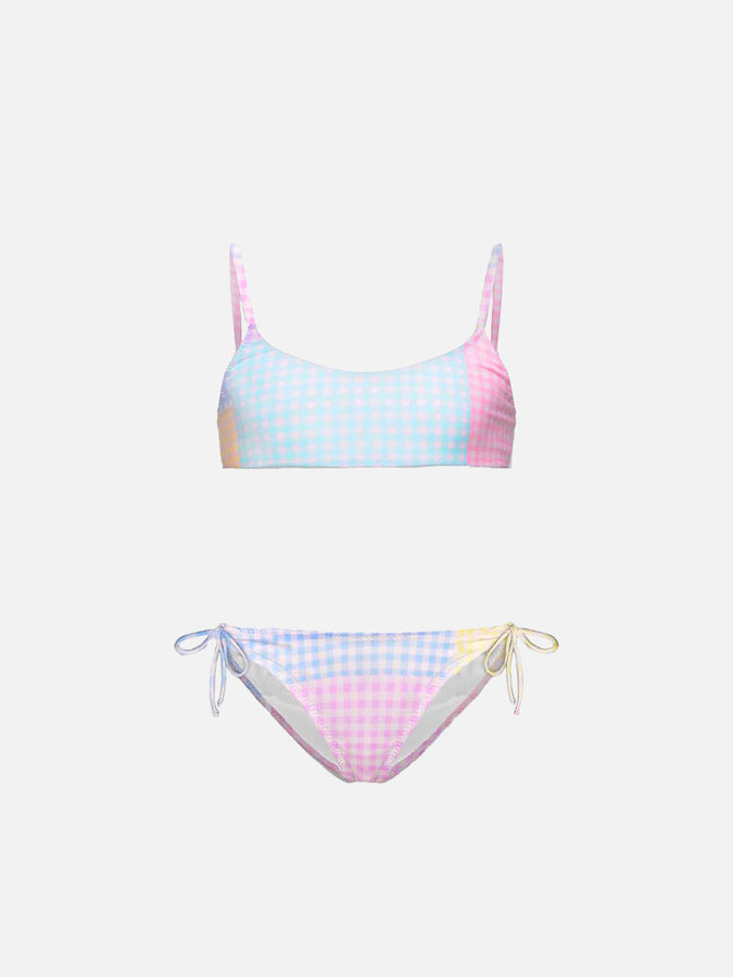Mc2 Saint Barth Bikini da bambina patchwork