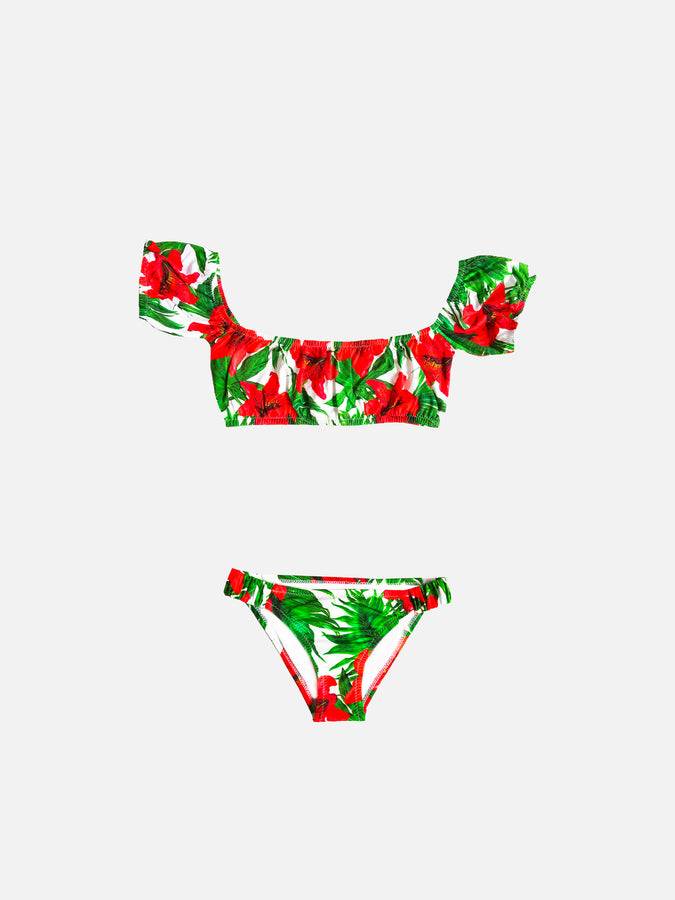 Mc2 Saint Barth BIKINI DA BAMBINA ROMANTIC IBISCUS