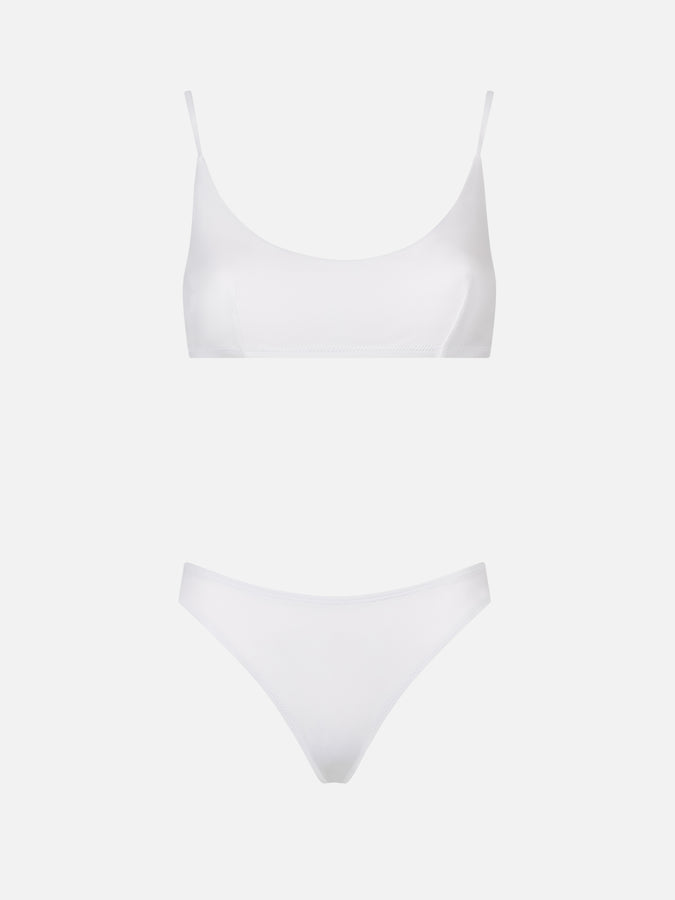 Mc2 Saint Barth Bikini Da Donna A Bralette Bianco