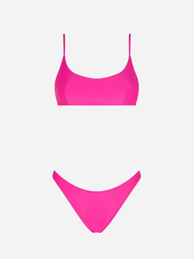 Mc2 Saint Barth Bikini Da Donna A Bralette Fucsia