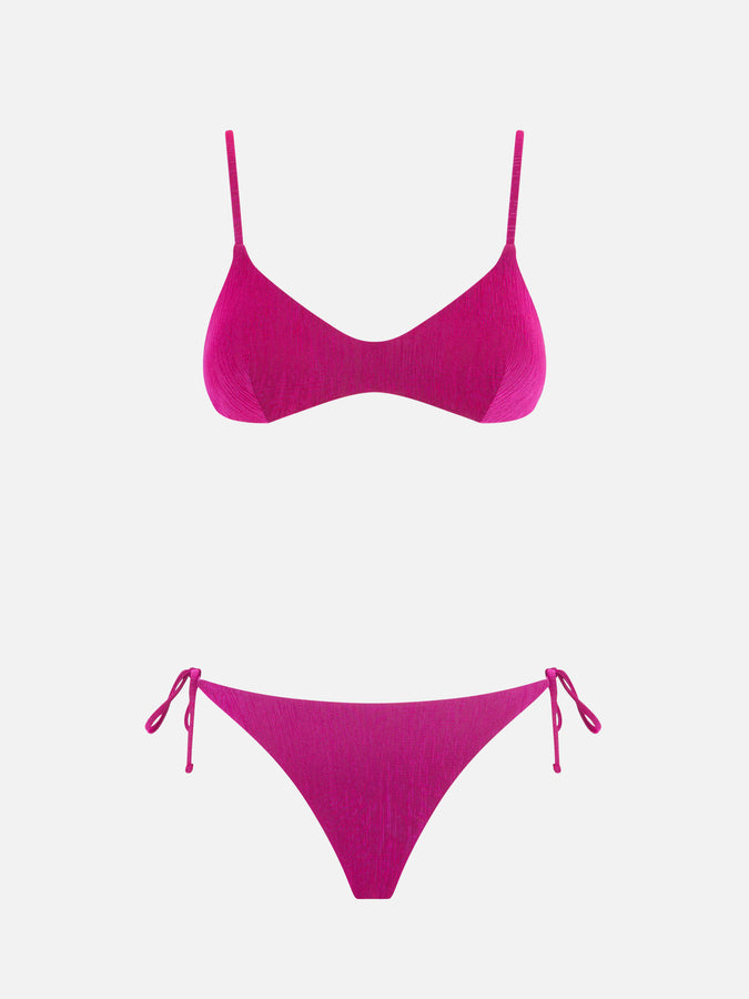 Mc2 Saint Barth Bikini Da Donna A Bralette Fucsia