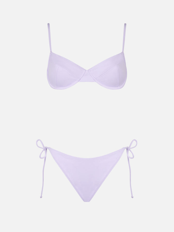 Mc2 Saint Barth Bikini Da Donna A Bralette Lilla