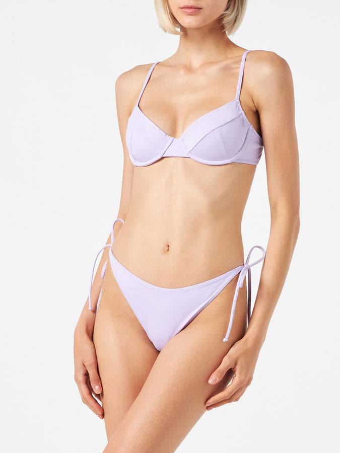 Mc2 Saint Barth Bikini da donna a bralette lilla