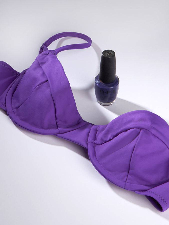 Mc2 Saint Barth Bikini Da Donna A Bralette Viola