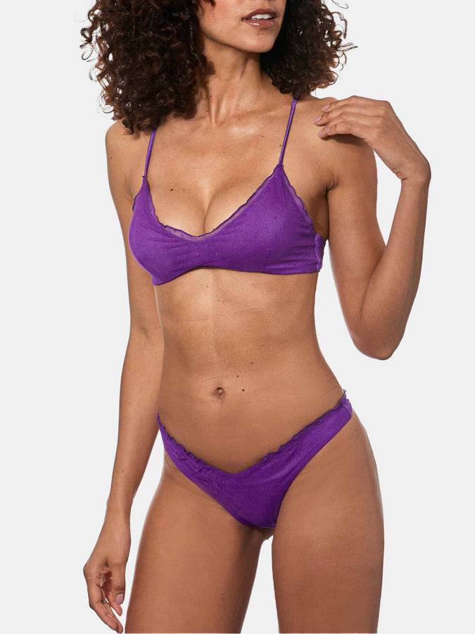 Mc2 Saint Barth Bikini Da Donna A Bralette Viola