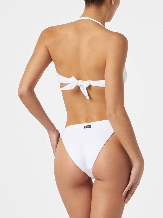Mc2 Saint Barth Bikini Da Donna A Fascia Bianco