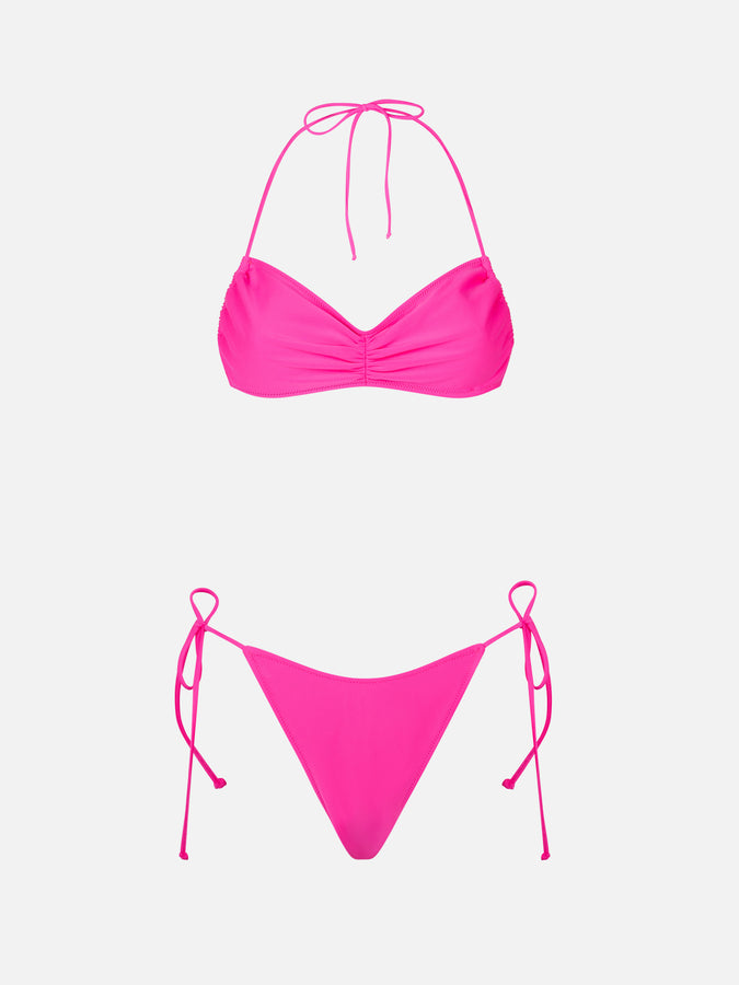 Mc2 Saint Barth Bikini Da Donna A Fascia Fucsia