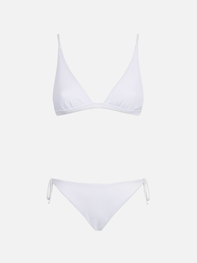 Mc2 Saint Barth Bikini Da Donna A Triangolo Bianco