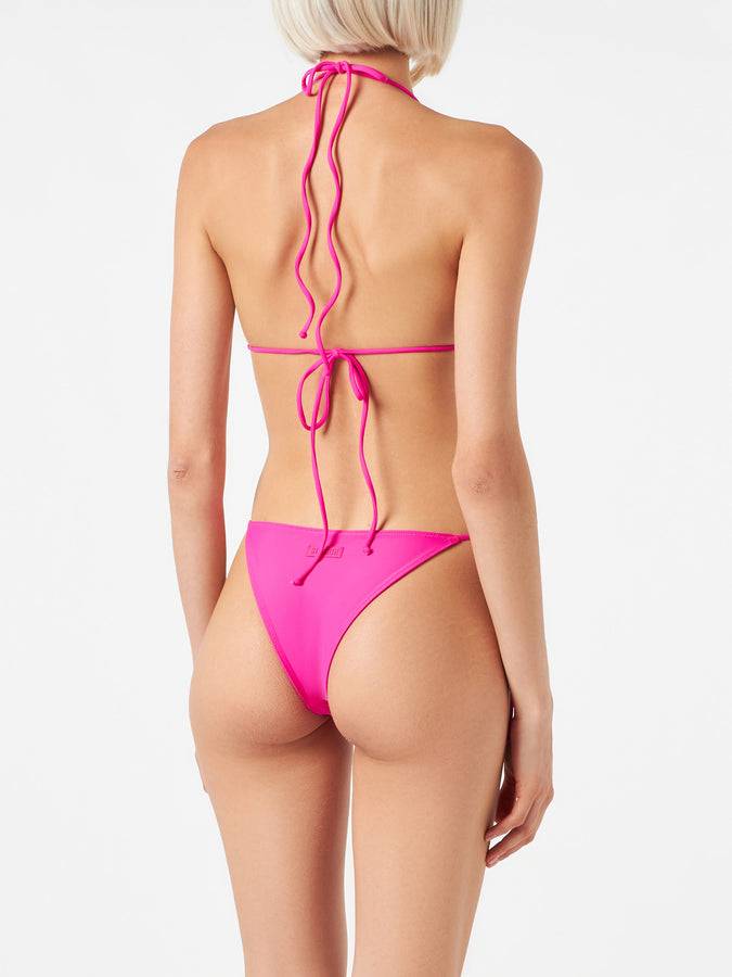 Mc2 Saint Barth Bikini Da Donna A Triangolo Fucsia