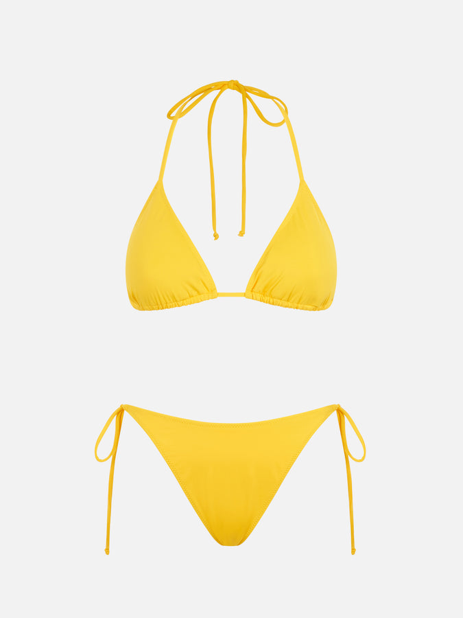 Mc2 Saint Barth Bikini Da Donna A Triangolo Giallo