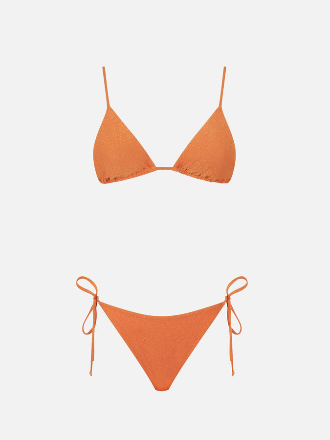 Mc2 Saint Barth Bikini Da Donna A Triangolo Lurex