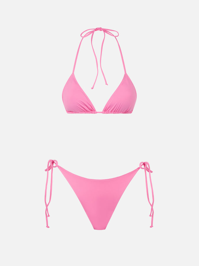 Mc2 Saint Barth Bikini Da Donna A Triangolo Rosa