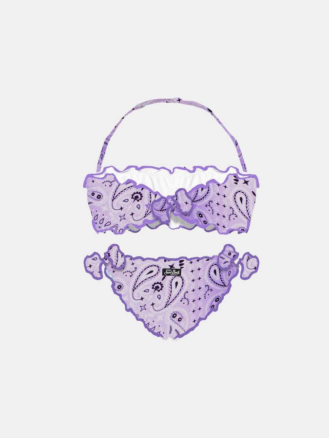 Mc2 Saint Barth Bikini Lilla Da Bambina Lilla